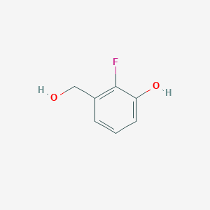 molecular formula C7H7FO2 B3043972 2-Fluoro-3-(hydroxymethyl)phenol CAS No. 960001-66-5