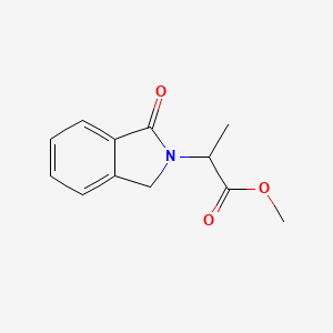 molecular formula C12H13NO3 B3043973 2-(1-氧代-1,3-二氢-2H-异吲哚-2-基)丙酸甲酯 CAS No. 96017-05-9