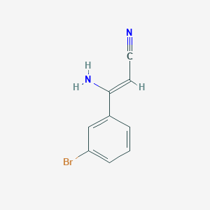 (Z)-3-Amino-3-(3-bromophenyl)acrylonitrile