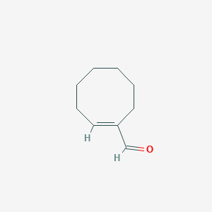 molecular formula C9H14O B3043976 (E)-Cyclooct-1-enecarbaldehyde CAS No. 96308-48-4