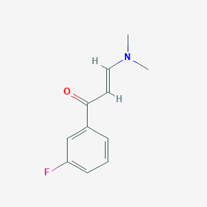 molecular formula C11H12FNO B3043980 (2E)-3-(dimethylamino)-1-(3-fluorophenyl)prop-2-en-1-one CAS No. 96604-93-2