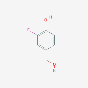 molecular formula C7H7FO2 B3043981 2-Fluoro-4-(hydroxymethyl)phenol CAS No. 96740-93-1
