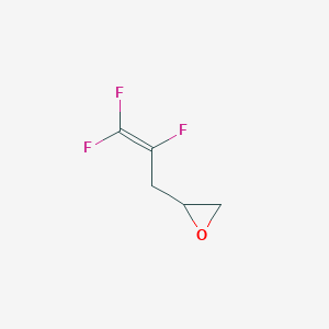 molecular formula C5H5F3O B3043985 2-(2,3,3-Trifluoroprop-2-enyl)oxirane CAS No. 97168-20-2