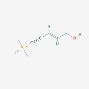 molecular formula C8H14OSi B3043986 5-(Trimethylsilyl)pent-2-EN-4-YN-1-OL CAS No. 97514-97-1