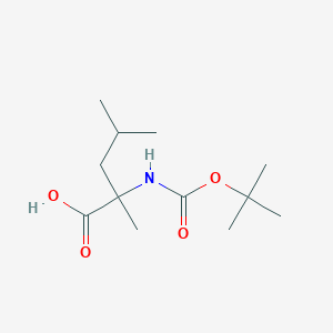 molecular formula C12H23NO4 B3043987 Boc-alpha-methyl-DL-leucine CAS No. 97534-52-6