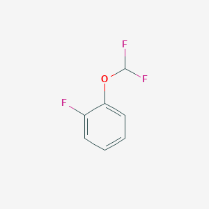 molecular formula C7H5F3O B3043990 1-(二氟甲氧基)-2-氟苯 CAS No. 97963-49-0