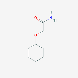 molecular formula C8H15NO2 B3043998 2-(环己氧基)乙酰胺 CAS No. 98552-43-3