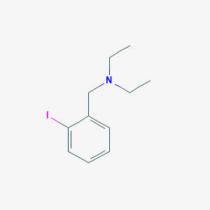 molecular formula C11H16IN B3044016 Diethyl[(2-iodophenyl)methyl]amine CAS No. 99558-03-9