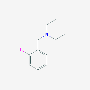 molecular formula C11H16IN B3044016 二乙基[(2-碘苯基)甲基]胺 CAS No. 99558-03-9