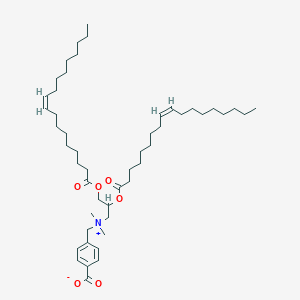 molecular formula C49H83NO6 B3044023 DOBAQ, N-(4-carboxybenzyl)-N,N-dimethyl-2,3-bis(oleoyloxy)propan-1-aminium, powder CAS No. 1360461-69-3