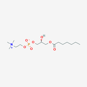 molecular formula C15H32NO7P B3044027 1-Heptanoyl-sn-glycero-3-phosphocholine CAS No. 160118-49-0