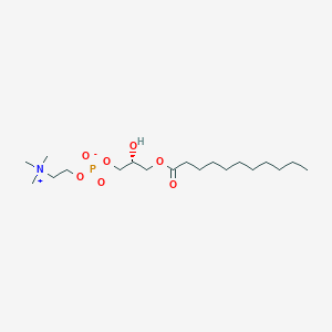molecular formula C19H40NO7P B3044039 1-Undecanoyl-sn-glycero-3-phosphocholine CAS No. 27869-41-6