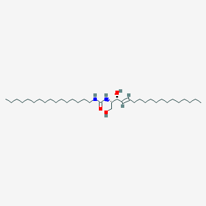 molecular formula C35H70N2O3 B3044049 1-[(E,2S,3R)-1,3-二羟基十八烷-4-烯-2-基]-3-十六烷基脲 CAS No. 361450-27-3