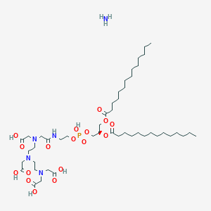 azane;2-[2-[bis(carboxymethyl)amino]ethyl-[2-[carboxymethyl-[2-[2-[[(2R)-2,3-di(tetradecanoyloxy)propoxy]-hydroxyphosphoryl]oxyethylamino]-2-oxoethyl]amino]ethyl]amino]acetic acid