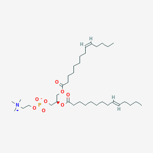 molecular formula C36H68NO8P B3044067 3,5,9-三氧杂-4-磷酸三环-18-烯-1-铵，4-羟基-N,N,N-三甲基-10-氧代-7-[(1-氧代-9-十四碳烯-1-基)氧基]-, 内部盐，4-氧化物，(7R,18Z)- CAS No. 56750-90-4