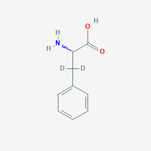 molecular formula C9H11NO2 B3044125 L-苯丙氨酸-3,3-d2 CAS No. 221346-31-2