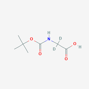 molecular formula C7H13NO4 B3044173 Glycine-2,2-D2-N-T-boc CAS No. 42492-65-9