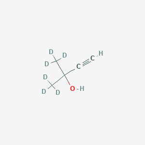 molecular formula C5H8O B3044185 2-Methyl-D3-3-butyn-1,1,1-D3-2-OL CAS No. 57444-27-6