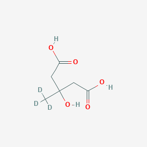 3-Hydroxy-3-(trideuteriomethyl)pentanedioic acid