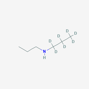 molecular formula C6H15N B3044190 DI-N-Propyl-1,1,2,2,3,3,3-D7-amine (mono-propyl-D7) CAS No. 63220-61-1