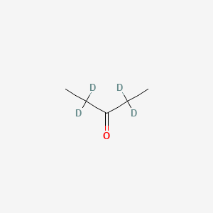 molecular formula C5H10O B3044191 3-戊酮-2,2,4,4-D4 CAS No. 6400-97-1