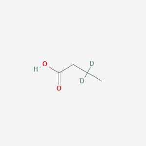 molecular formula C4H8O2 B3044193 Butyric-3,3-D2 acid CAS No. 64833-96-1