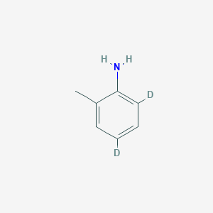 molecular formula C7H9N B3044195 2,4-Dideuterio-6-methylaniline CAS No. 68408-20-8