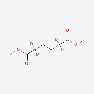 molecular formula C8H14O4 B3044210 Dimethyl 2,2,5,5-tetradeuteriohexanedioate CAS No. 76785-05-2