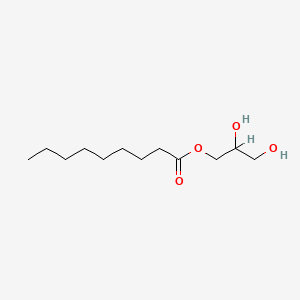 molecular formula C12H24O4 B3044292 2,3-Dihydroxypropyl nonan-1-oate CAS No. 3065-51-8