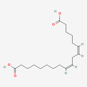 6,9-Octadecadienedioic acid, (6Z,9Z)-