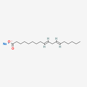 molecular formula C18H31NaO2 B3044307 9,12-十八碳二烯酸钠盐，(E,E)- CAS No. 57431-47-7