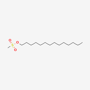 molecular formula C15H32O3S B3044311 十四烷基甲磺酸盐 CAS No. 6222-16-8