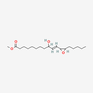 molecular formula C19H34O4 B3044318 Methyl 9-hydroxy-11-(3-pentyloxiranyl)-10-undecenoate CAS No. 71538-94-8