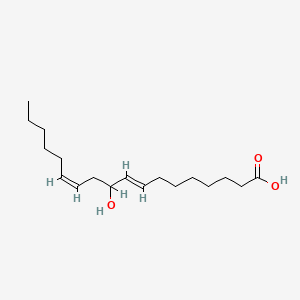 8,12-Octadecadienoic acid, 10-hydroxy-, (8E,12Z)-