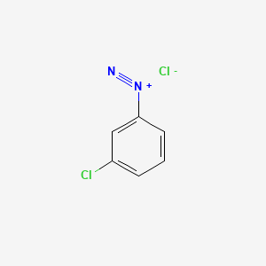 Benzenediazonium, 3-chloro-, chloride