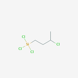 molecular formula C4H8Cl4Si B3044335 Trichloro(3-chlorobutyl)silane CAS No. 1000-58-4
