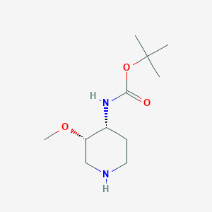 tert-butyl ((3S,4R)-3-methoxypiperidin-4-yl)carbamate