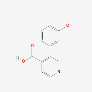 molecular formula C13H11NO3 B3044343 3-(3-Methoxyphenyl)isonicotinic acid CAS No. 100004-80-6