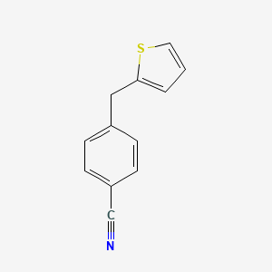 molecular formula C12H9NS B3044348 4-(Thien-2-ylmethyl)benzonitrile CAS No. 100005-79-6