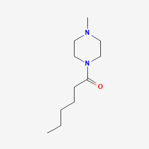 Piperazine, 1-methyl-4-(1-oxohexyl)-