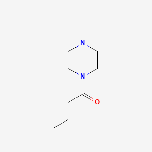 Piperazine, 1-methyl-4-(1-oxobutyl)-