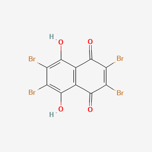 1,4-Naphthalenedione, 2,3,6,7-tetrabromo-5,8-dihydroxy-