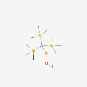 molecular formula C10H28OSi4 B3044371 [Tris(trimethylsilyl)methyl]silanol CAS No. 100031-92-3