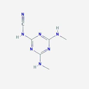 [4,6-Bis(methylamino)-1,3,5-triazin-2-yl]cyanamide