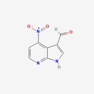 4-nitro-1H-pyrrolo[2,3-b]pyridine-3-carbaldehyde