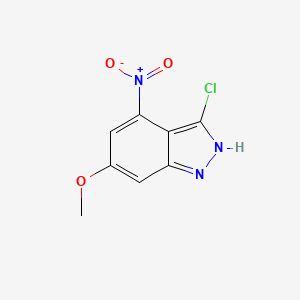 3-chloro-6-methoxy-4-nitro-2H-indazole