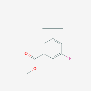 molecular formula C12H15FO2 B3044382 3-Fluoro-5-tert-butylbenzoic acid methyl ester CAS No. 1000341-41-2