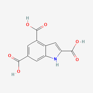 1H-indole-2,4,6-tricarboxylic acid