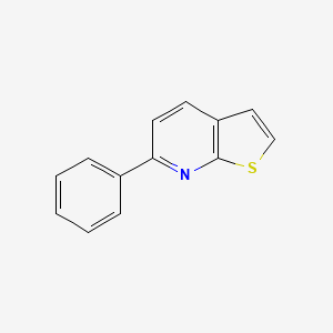 molecular formula C13H9NS B3044398 6-Phenylthieno[2,3-b]pyridine CAS No. 100037-80-7