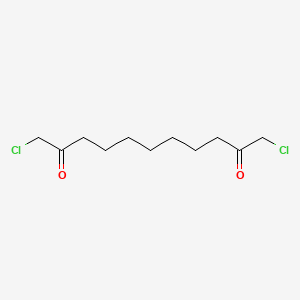molecular formula C11H18Cl2O2 B3044413 1,11-Dichloroundecane-2,10-dione CAS No. 100050-90-6